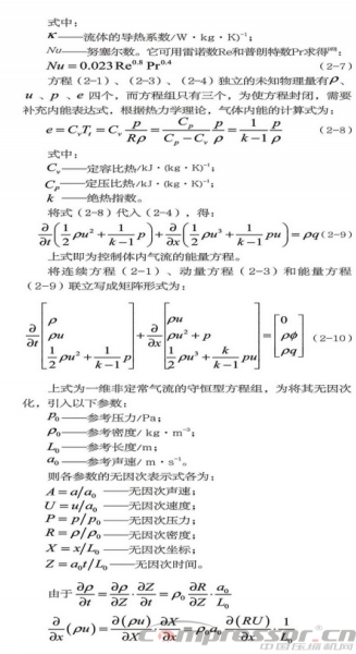 活塞壓縮機(jī)氣流脈動數(shù)值模擬及實(shí)驗(yàn)驗(yàn)證<一>