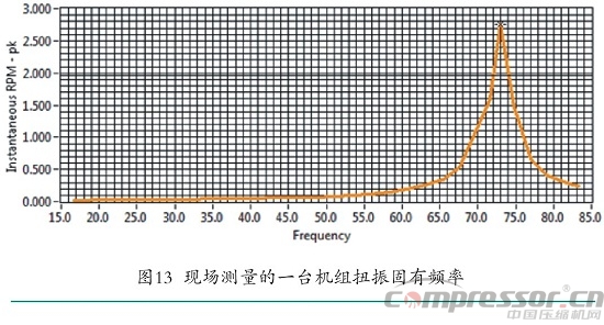 往復(fù)式壓縮機扭振事故機組整改一例