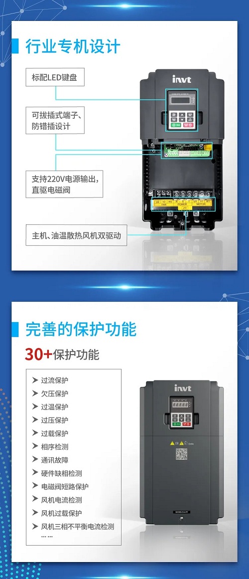 新品來襲！英威騰空壓機(jī)專用單變頻一體機(jī)重磅推出