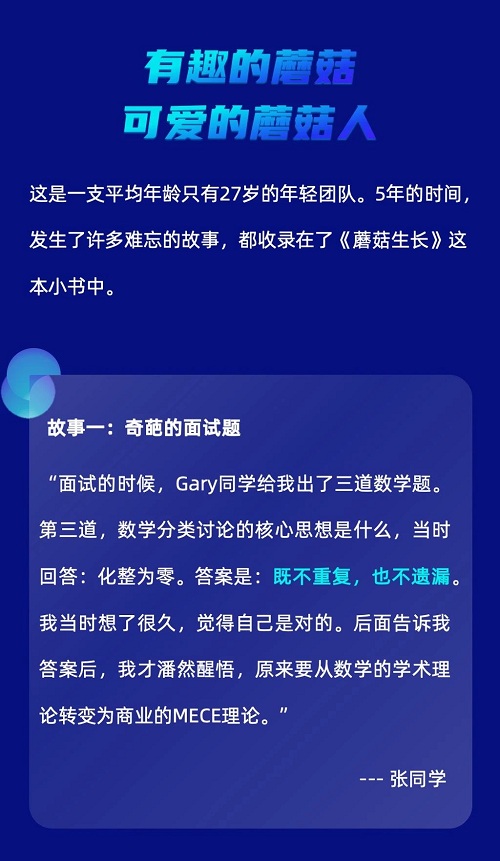 5個故事——見證蘑菇人成長歷程